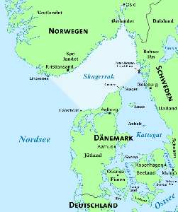 Dänemark Karte